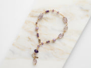 Purple & Lavender Amethyst Bracelet